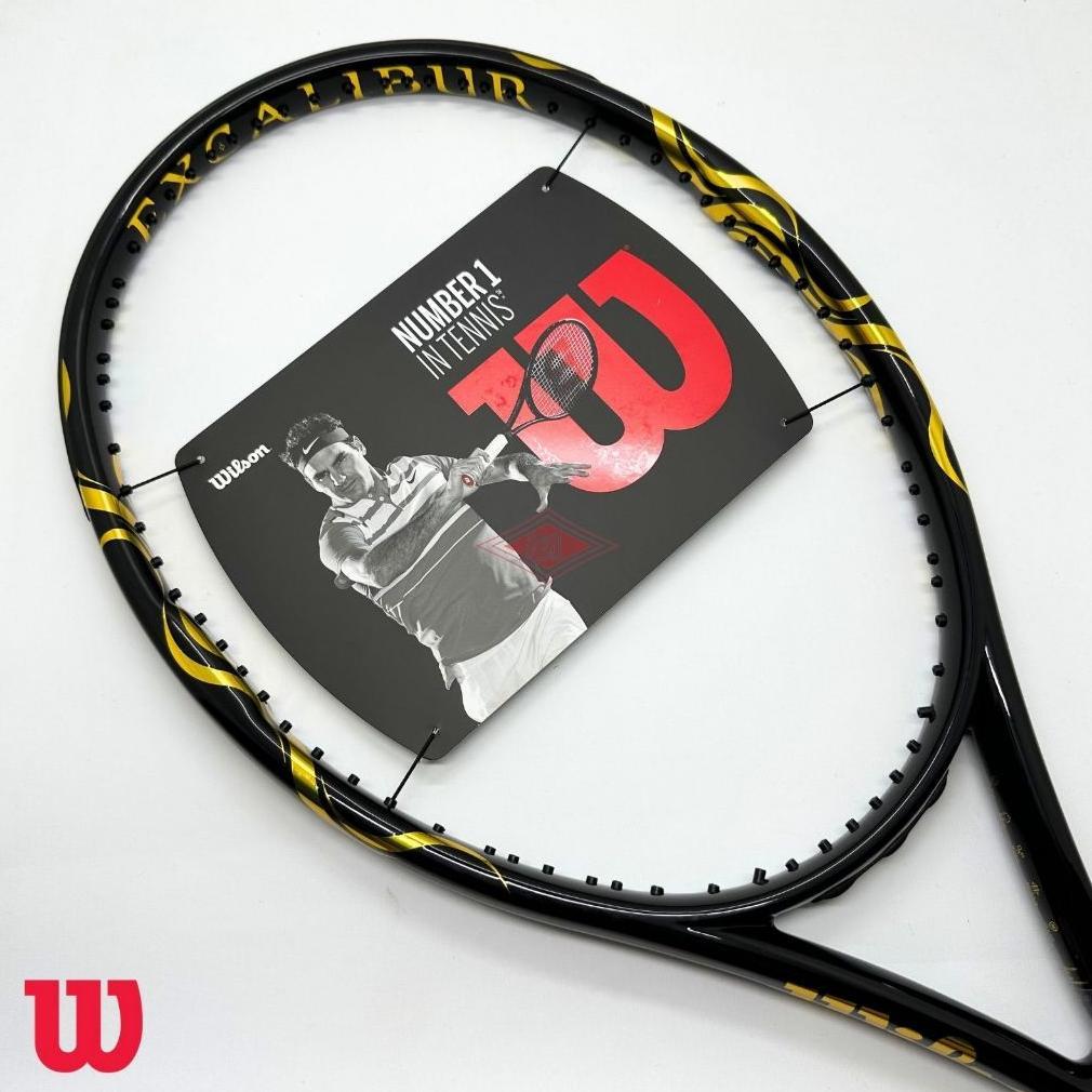 raket tennis tenis WILSON wilson excalibur 115 Black/Gold limited edition