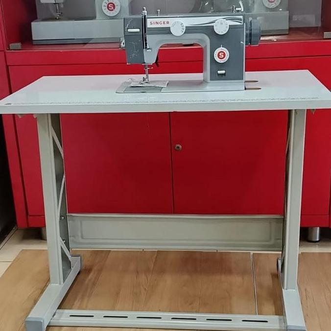 Baracsinglethones - Singer 984 Semi Portable Meja Mica Kaki I LOKAL
