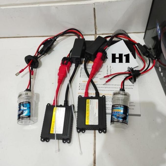 BASKRA_SHOP37 - LAMPU HID 35WATT MOBIL H4 H11 H7 H1 H16 H8 H9 HB3 HB4 SET ISI 2 PASANG