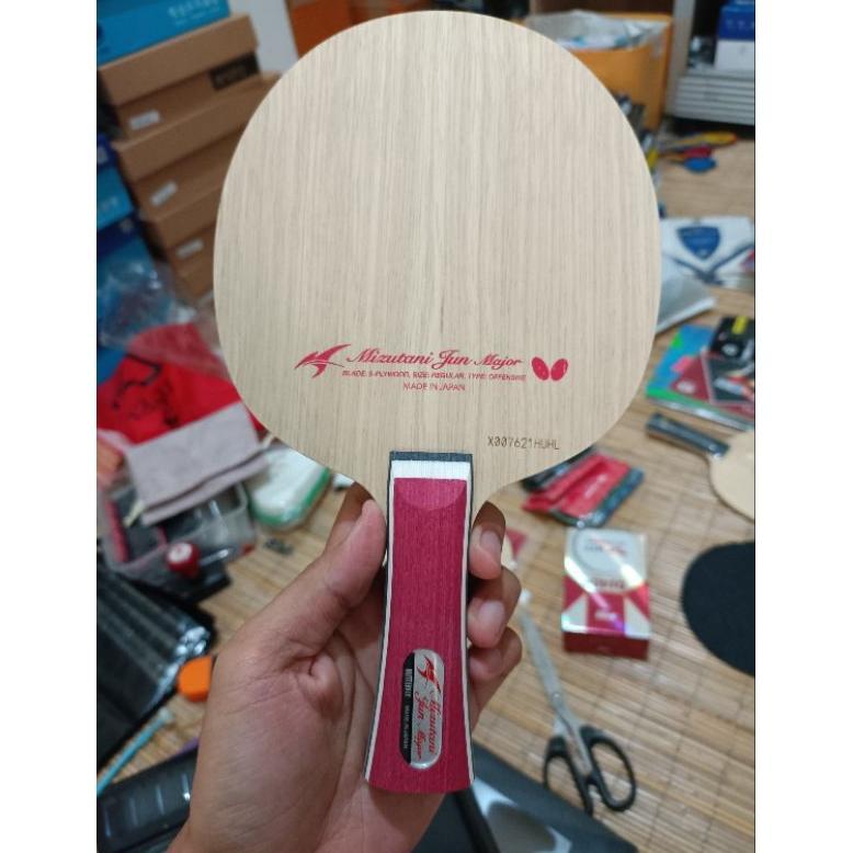 KAYU BET TENIS MEJA BUTTERFLY MIZUTANI JUN MAJOR ORIGINAL
