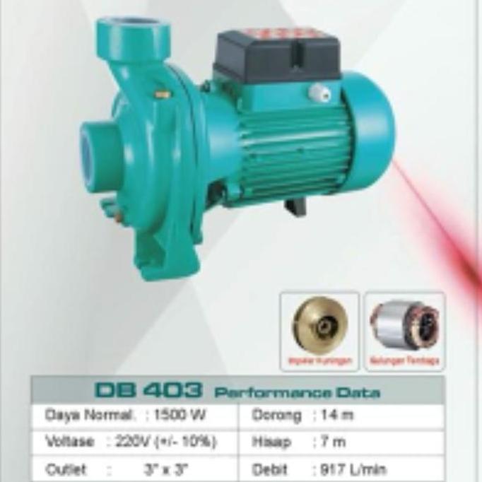 :::::::] Pompa Air Centrifugal YAMAMAX 3 INCH DB403 YAMAMAX DB 403 3 phase 380v