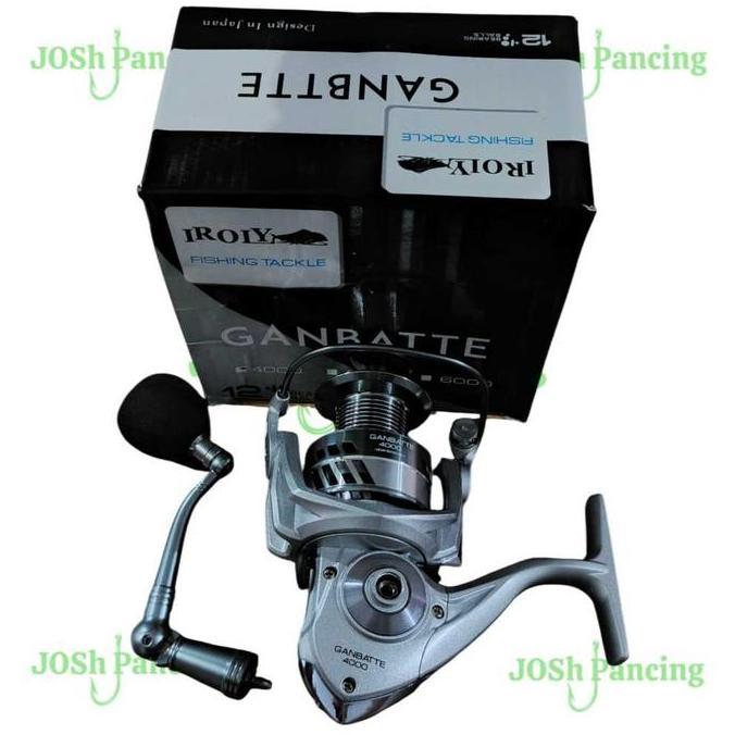 Jual, Reel Pancing Iroly Ganbatte 1000 4000 6000 Hp Ganbate Power Handle