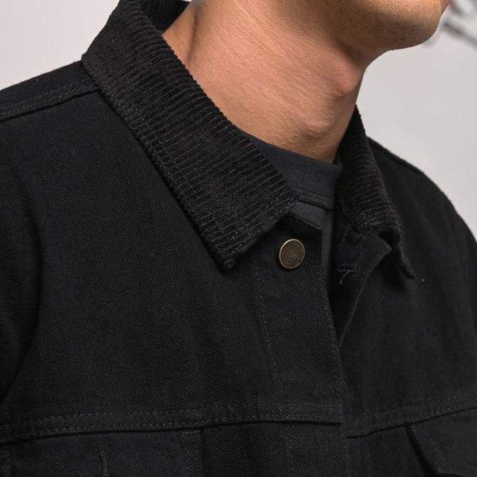 Yxyg- Jb Jacket Denim Corduroy Black