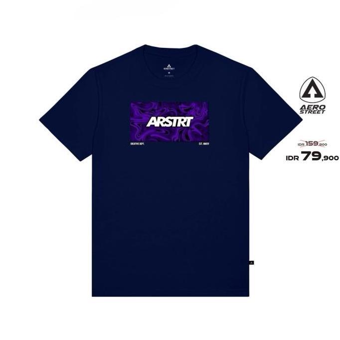 Boyboy- Aerostreet T Shirt Barra Navy Kaos T-Shirt Tshirt Aabaa