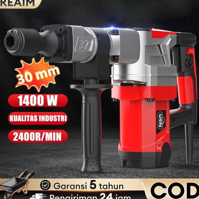 Pagenivansi - Reaim Hammer Drill Bor Bobok Beton Listrik Impact Demolition, Mesin Bobok Tembok Kuat,