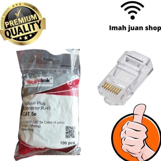 Daptorti- Konektor Rj45 Cat5 Vascolink 100 Pcs