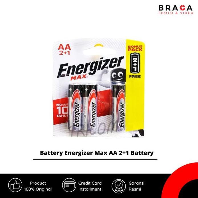 Battery Energizer Max AA 2+1 Battery