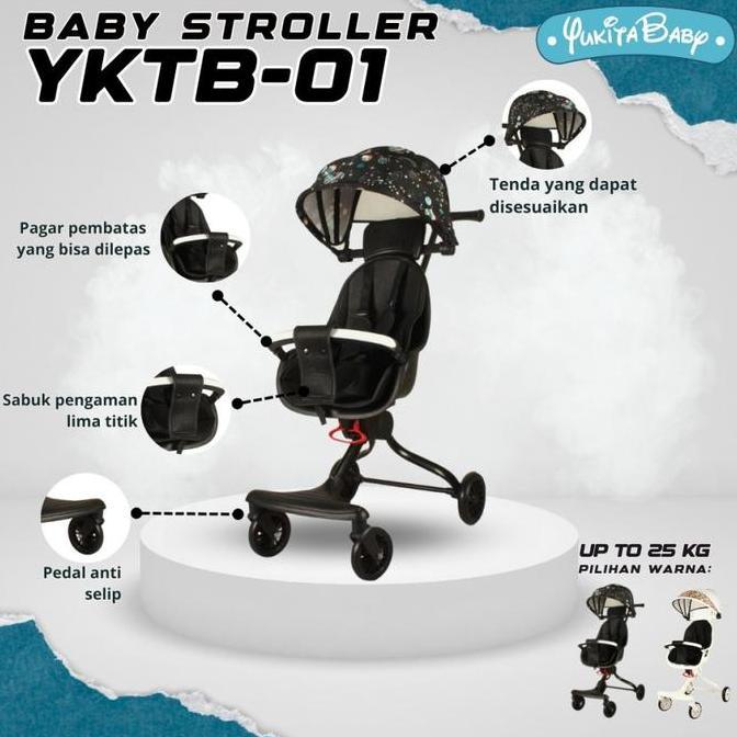 Terlaris Sepeda Stroler Sepeda Roda Tiga Sepeda Dorong Yukita Yktb-01