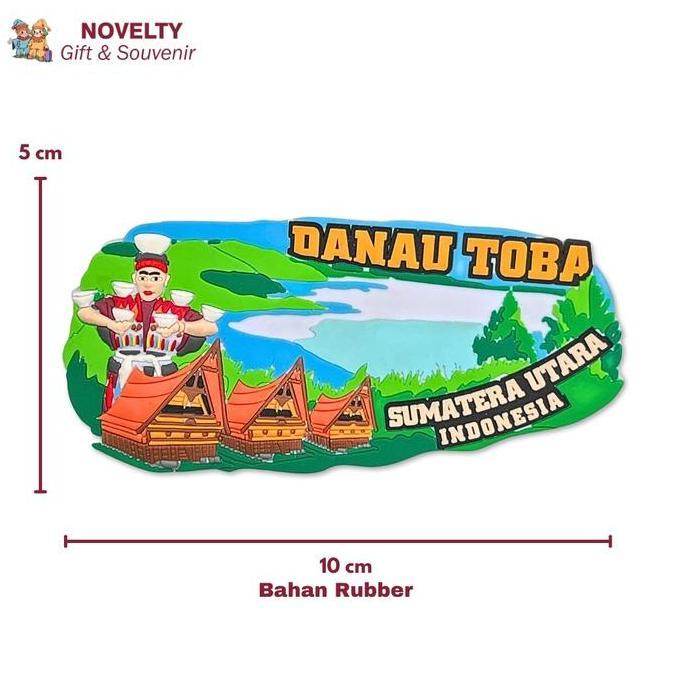 Lengkap- Souvenir Magnet Kulkas Danau Toba Oleh Oleh Medan Sumatera Indonesia