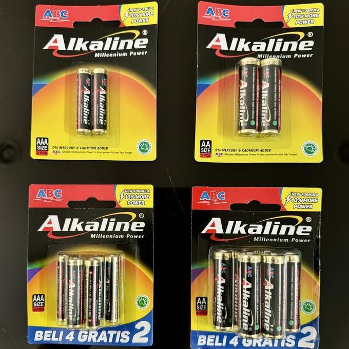 Batu Baterai / Battery 1,5V ABC ALKALINE  AA / AAA