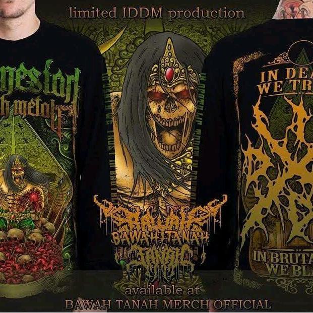 Kaos lengan panjang Indonesian death metal dewaruci