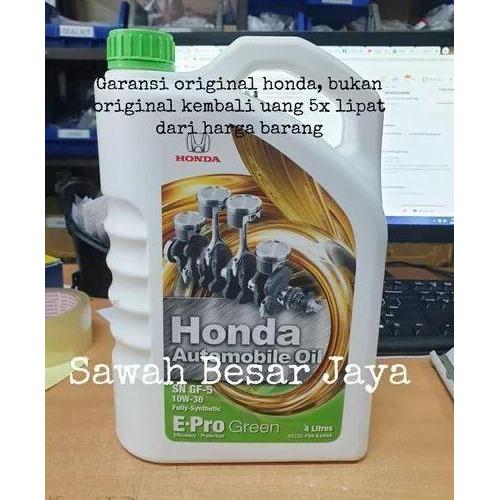 Oli Mesin Mobil E-Pro Green 1 Galon 4 Liter 10W-30 Original Honda High Quality