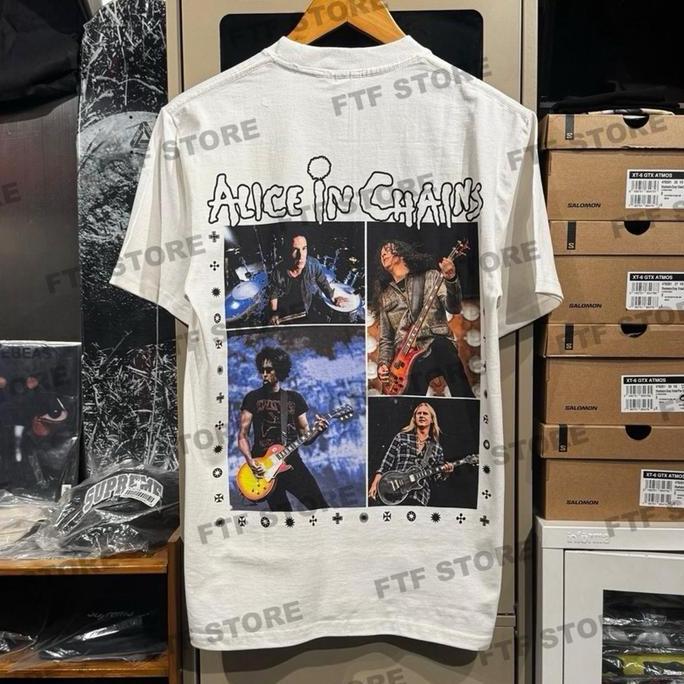 ALICE IN CHAINS - DIRT SUN TSHIRT WHITE