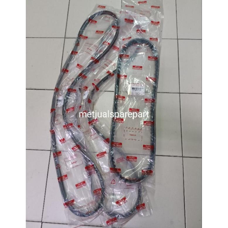 PAKET FAN BELT  TALI KIPAS AC DINAMO FAN BELT ALTERNATOR DAN AC ISUZU PANTHER 2.5  KAPSUL CAPSUL  3 