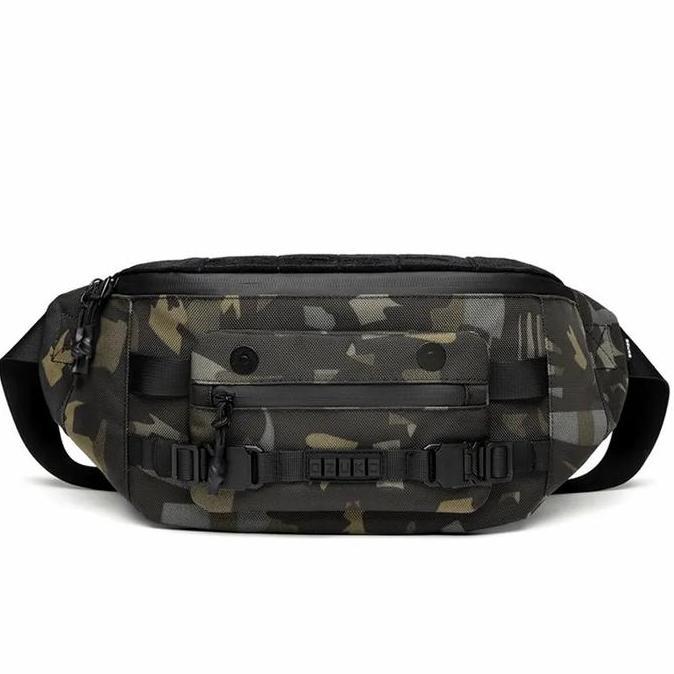 Tampilgayar- Ozuko Waist Bag #9681 - Tas Selempang Pria Cowok Pinggang Tas Pinggang Pria