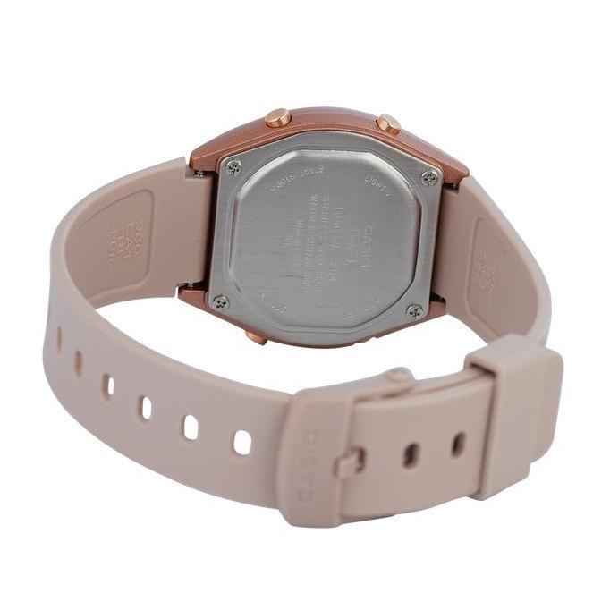 Watchtime- Jam Tangan Wanita Casio General Lw-204-4A Quartz Watch Digital Dial Light Pink Resin Band