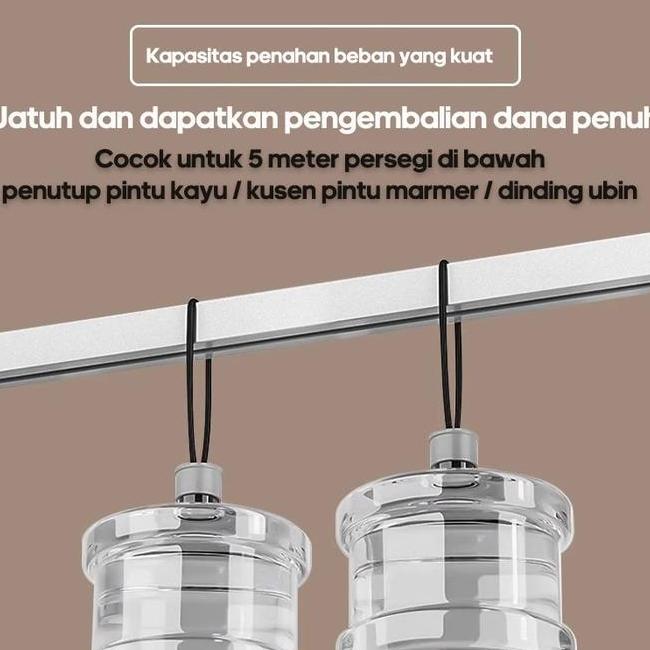Tebal Dan Kuat, Tahan LembabPintu Geser Pvc Penyekat Ruangan Kamar Mandi Folding Door Sliding Mudah 
