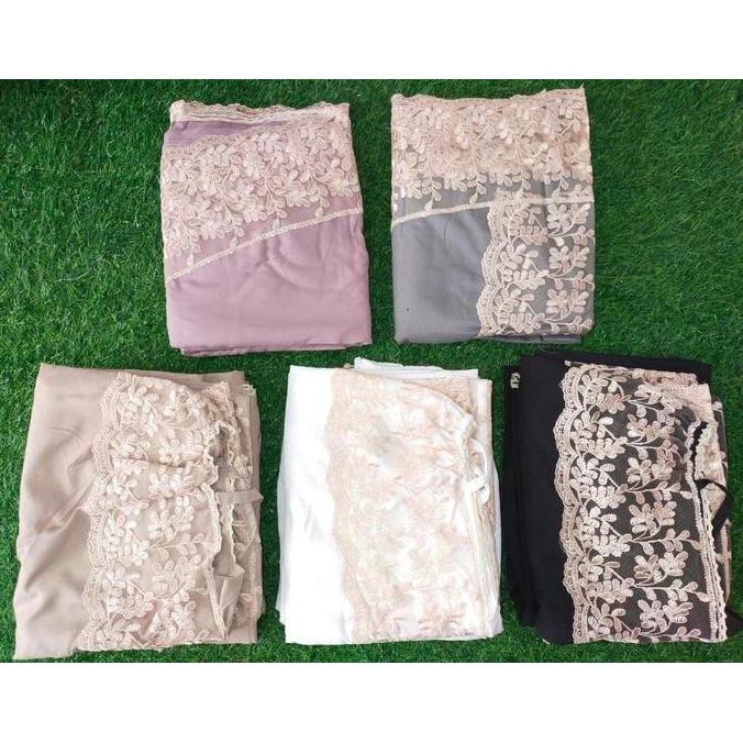 Mukena Telekung Dewasa Shireen, Mukena Katun Adem Renda Traveling