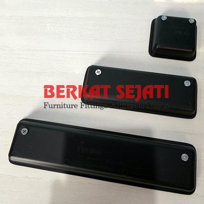 HANDLE TARIKAN TANAM 37 BLACK / HITAM PINTU SLIDING GESER LEMARI LACI