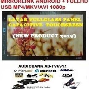 Head Unit Tvmobil Double Din Audiobank Mirrorlink&Full Hd+Kamera+Anten Terbatas