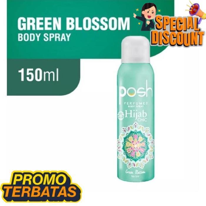 Hanya Hari Ini Posh Hijab Body Spray Parfum Posh Girl Woman Green Blossom Purple Wish / Posh Girl Wo