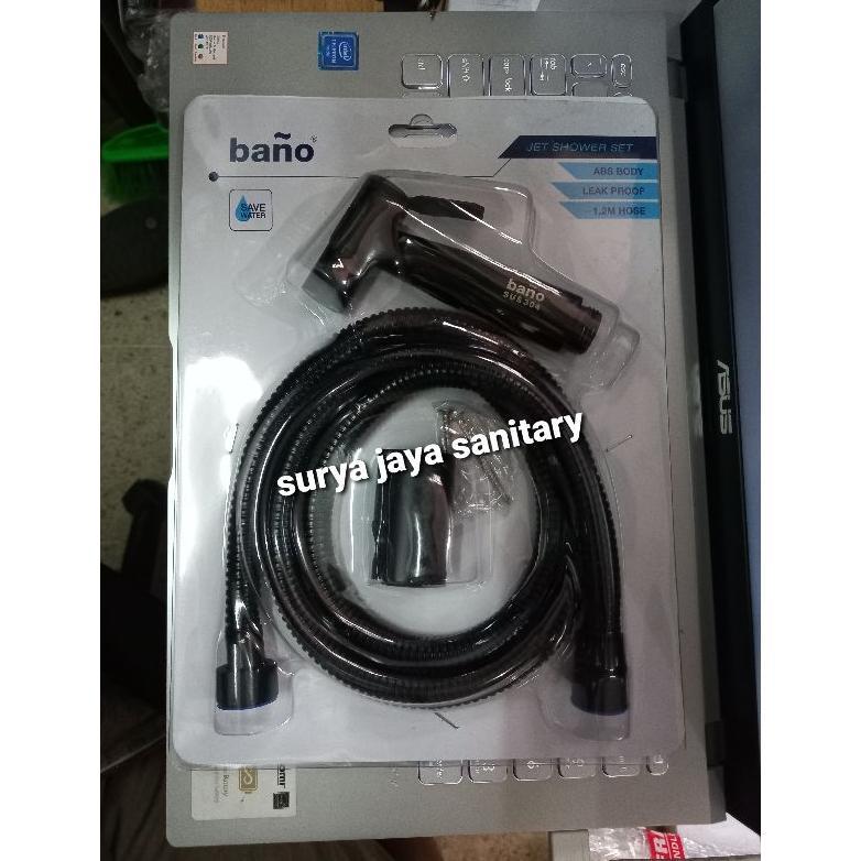 Jet shower kloset bano hitam / jet shower Stainless hitam