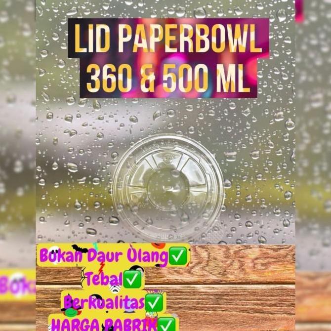 Thebest- Paper Bowl Kraft 500ml NESTO Rice Bowl 500ml Paper Bowl Coklat 500ml