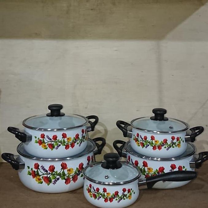 Produk Unggulan] Panci Tropicana Set 16/24 Ideal Kedaung KSI