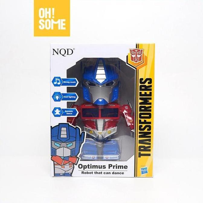 OHSOME - NQD Dancing Robot Optimus Prime - Robot Bergerak Menari Transformer Optimus Prime