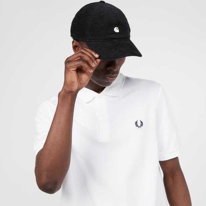 Fred Perry Polo Shirt Plain White Orinal