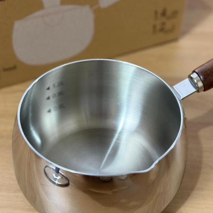 Milk Pot Stainless Steel Premium SUS 316 Panci Susu Panci Kukus