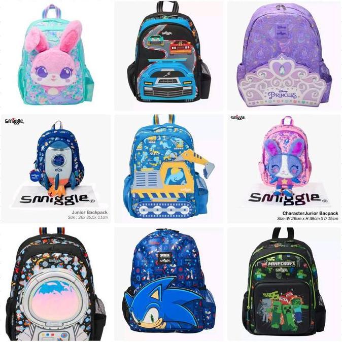 TAS SEKOLAH JUNIOR(TK) 4-7 TAHUN import Fashion