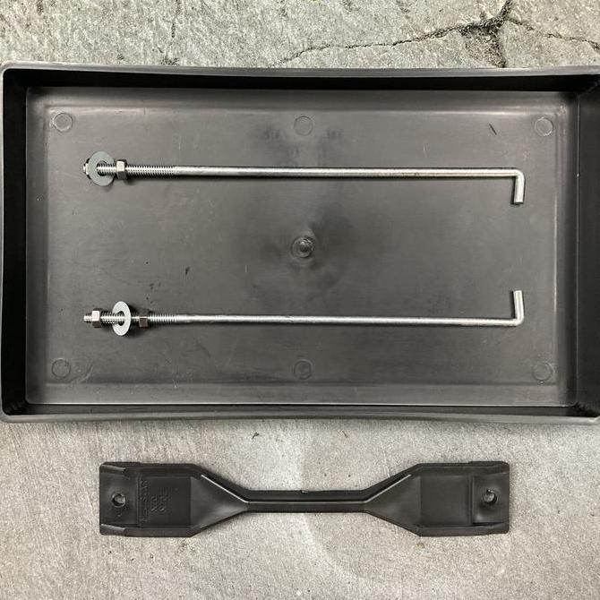 Tatakan Aki Battery Carrier Tray Komplit Breket Pegangan Pengganti Toyota Corolla Corona KE20 KE30 K