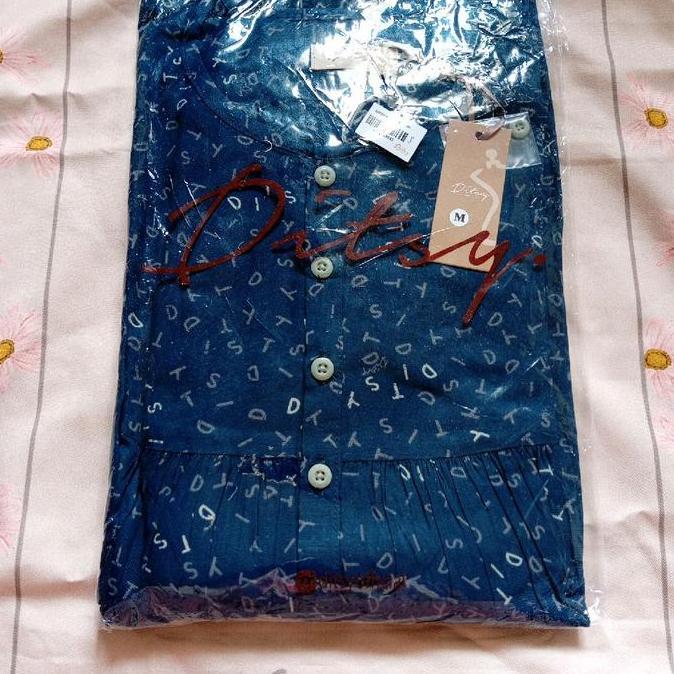 Terlaris, Ditsy Official Moslem Ags 2024 Dress Muslim