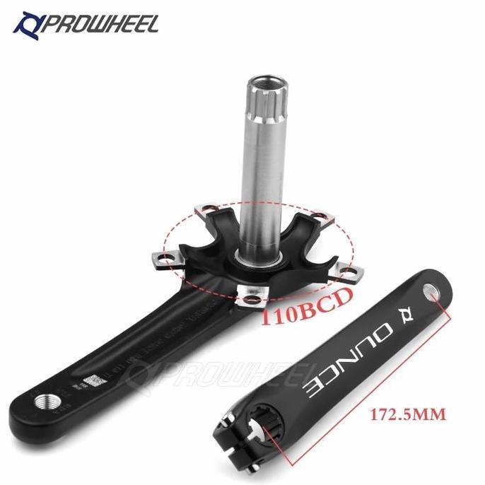 Crank Prowheel Ounce Chainring Goldix 50-34T Bcd 110 No Fsa