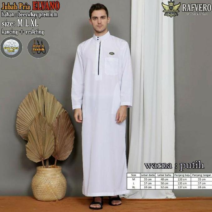 Jubah Gamis Pria Dewasa/Baju Muslim Pria/Busana Muslim Pria Terlaris