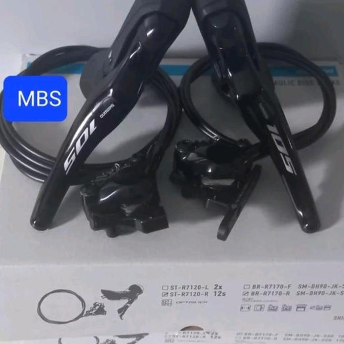 BRIFTER SHIMANO 105 R7120 DISC BRAKE 2X12SPEED MEKANIK