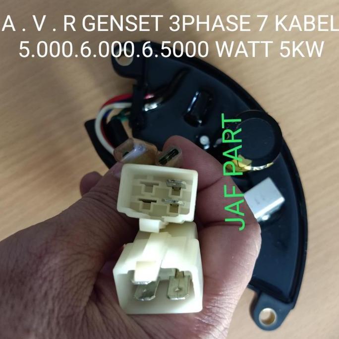 Promo AVR GENSET 7 KABEL 3 PHASE 5KW COD