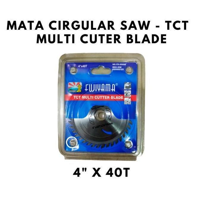 Tools- Mata Gerinda Potong Kayu Potong Aluminium 4 Inch In 4" Fujiyama Multi Cutter