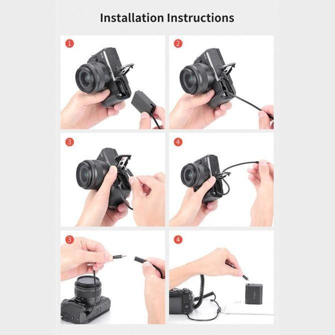 Ready stock KINGMA USB Type C Dummy Battery Adapter LP E17 Canon 760D 800D