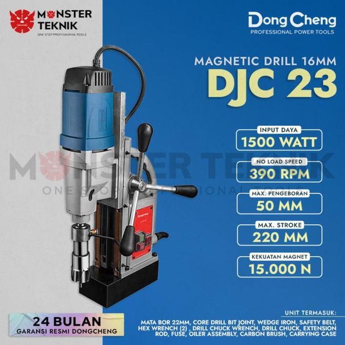Promo Mesin Bor Magnetic Drill Dongcheng DJC23 Bor Magnet 23mm DJC 23 Diskon