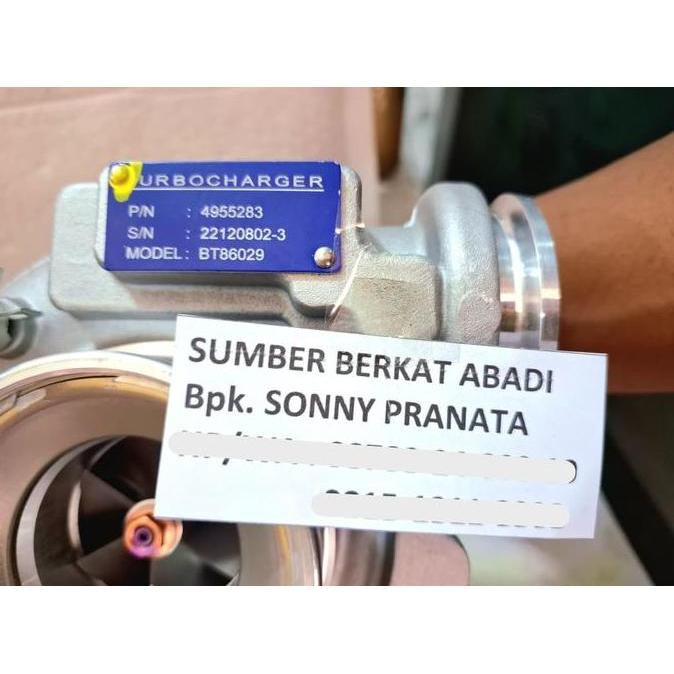 Promo TURBOCHARGER 4040574 4936513 4955283 MODEL HE221W BT86029 HE-221W BT-86029 HE 221WBT86029-QSB 