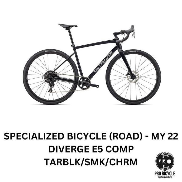 Specialized Bicycle (Road) - My 22 Diverge E5 Comp Tarblk/Smk/Chrm
