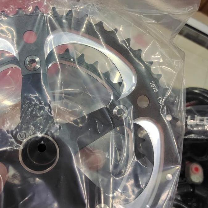 Crank Set Litepro Double Chainring 53-39T Alloy 7075 Hollowtech 2 Included Bb Nya