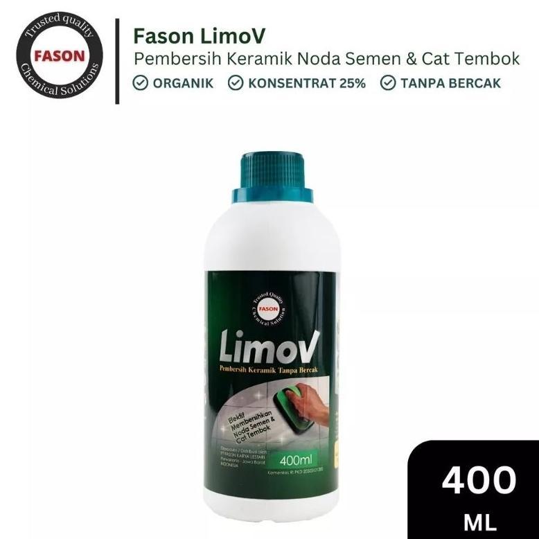 FASON LIMOV 400 ML CAIRAN PEMBERSIH KERAMIK NODA SEMEN CAT TEMBOK TANPA BERCAK UNTUK KERAMIK DOFF CE