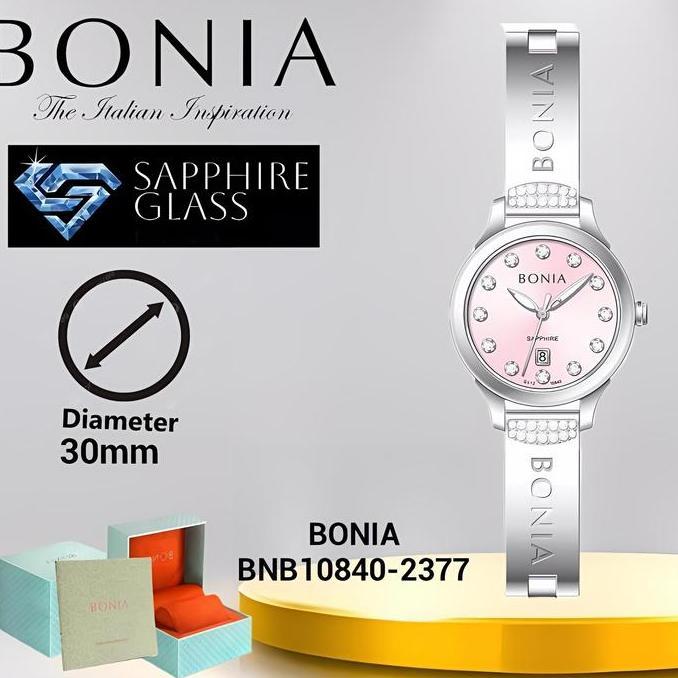 Jam Tangan Wanita Bonia BNB10840-2377 jam tangan wanita Bonia  kaca Saphire Original bnb10840-2377 G