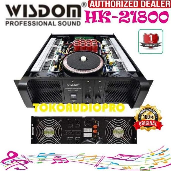 * POWER WISDOM HK21800 POWER AMPLIFIER WISDOM HK-21800 ''