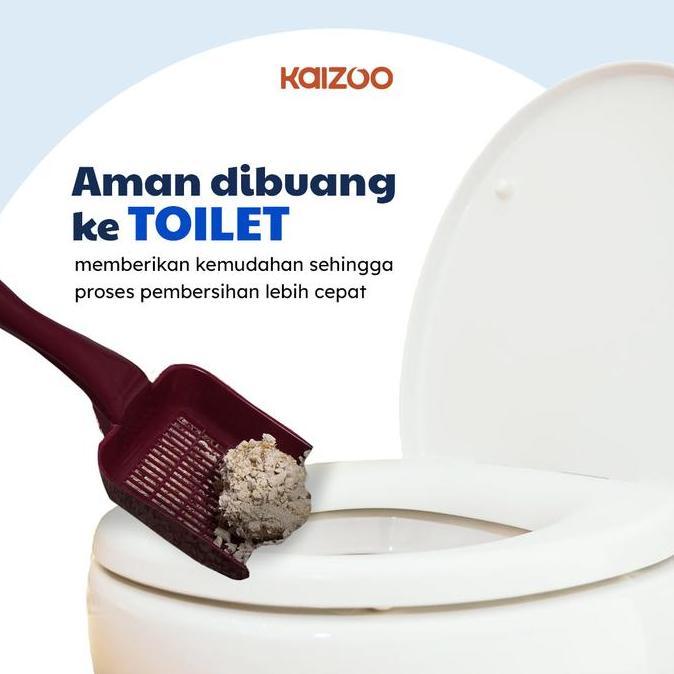 Grosir [Beli 12 Gratis 12] Kaizoo Japanese Premium Crushed Tofu Soya Cat Litter Pasir Tofu Kucing Gu