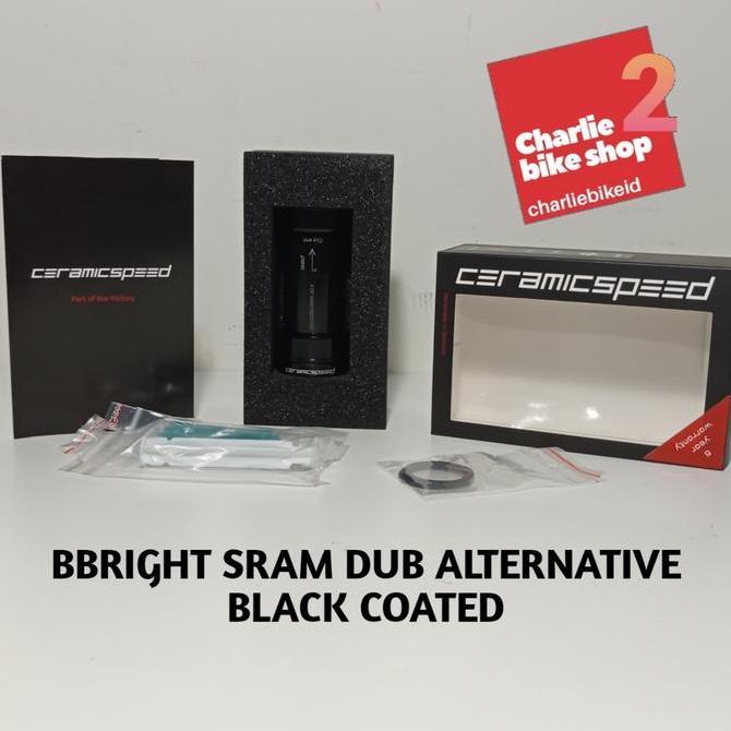 Bottom Bracket Ceramic Speed Bb Right Sram Dub Black Non Coated
