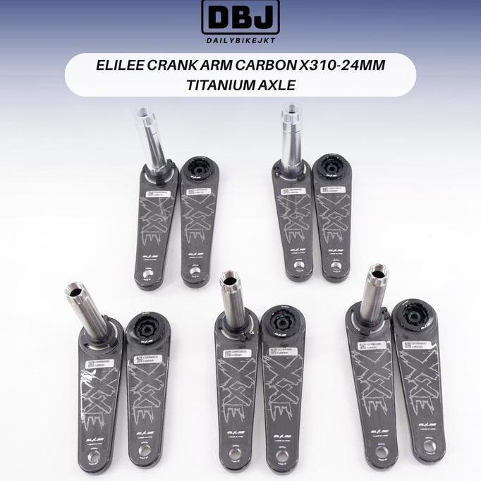 Elilee Crank Arm Carbon X310 Dub / 24Mm Titanium | Crankset Roadbike Carbon